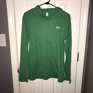 Green under armor shirt